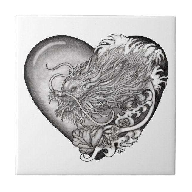 Azulejo Dragon Heart (Frente)