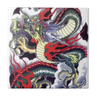 Azulejo Dragón japonés