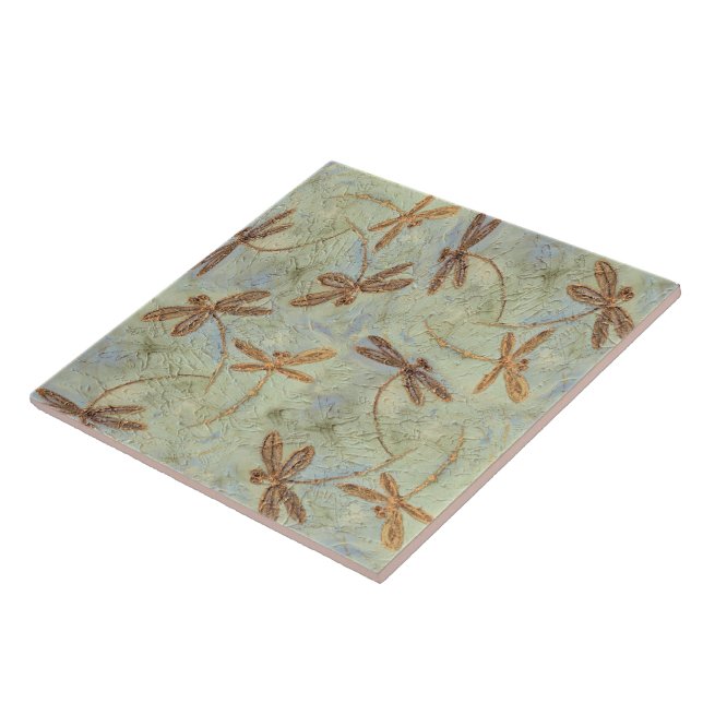 Azulejo Dragonfly Dance Gold (Lado)
