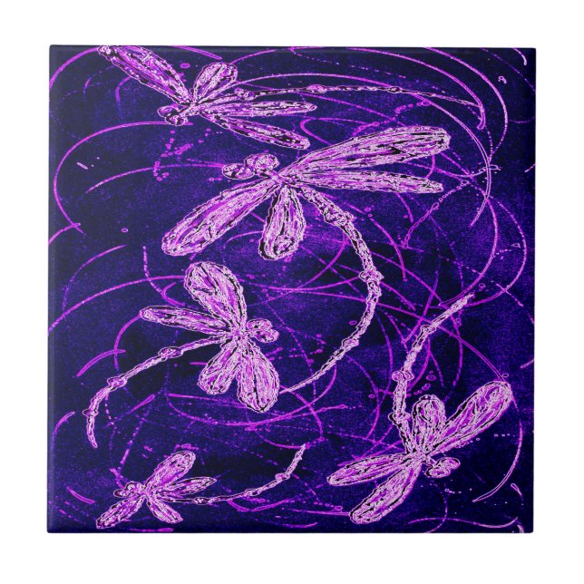Azulejo Dragonfly Flit Disco (Frente)