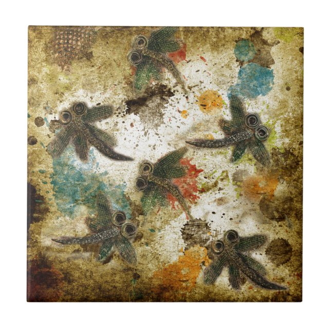Azulejo Dragonfly Flit Rushplash (Frente)