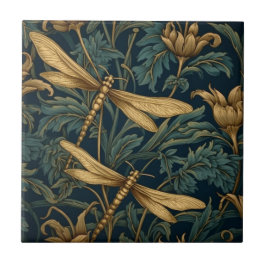Azulejo Dragonfly Nocturne