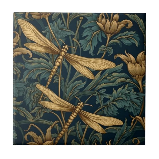 Azulejo Dragonfly Nocturne (Frente)