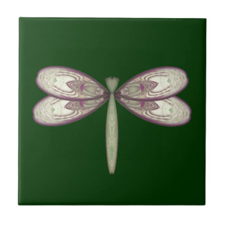Azulejo Dragonfly Rosy Nouveau