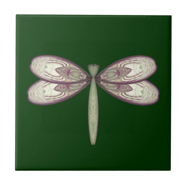 Azulejo Dragonfly Rosy Nouveau (Frente)