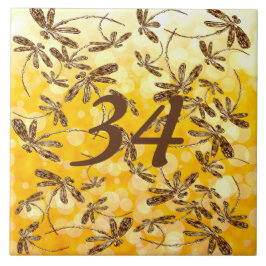 Azulejo Dragonfly Sunshine