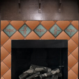Azulejo Dragonfly Tile, verde y de cobre