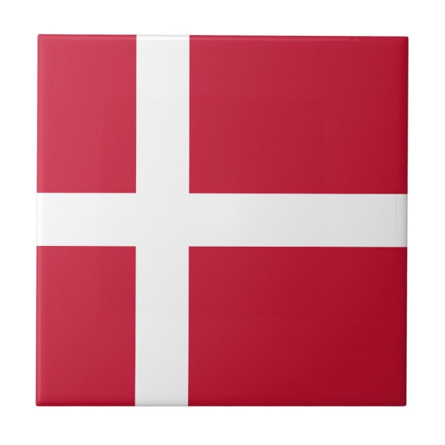 Azulejo Drapeau Danemark  (Frente)