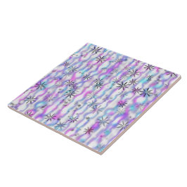 Azulejo Dreamy Starburst Waves Pattern