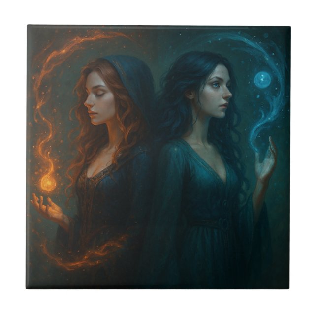 Azulejo Dualidad mística (Frente)