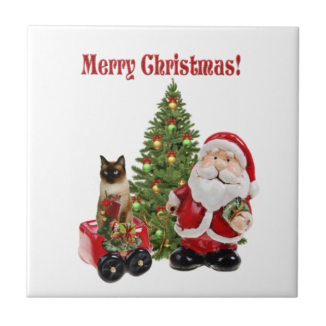 Azulejo Dulce Navidad Santa Claus (Frente)