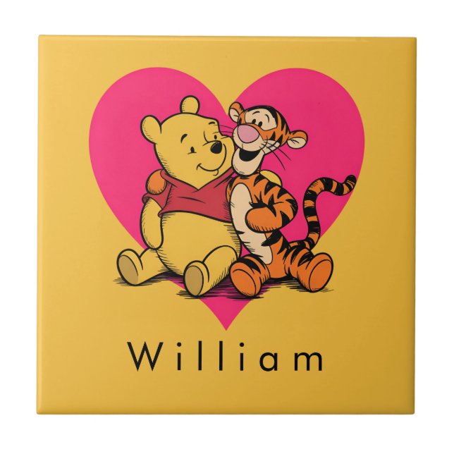 Azulejo Dulce Winnie the Pooh y Tigger (Frente)