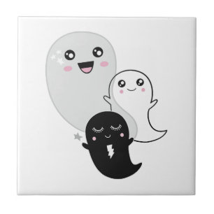 Azulejo dulces fantasmas halloween kawaii