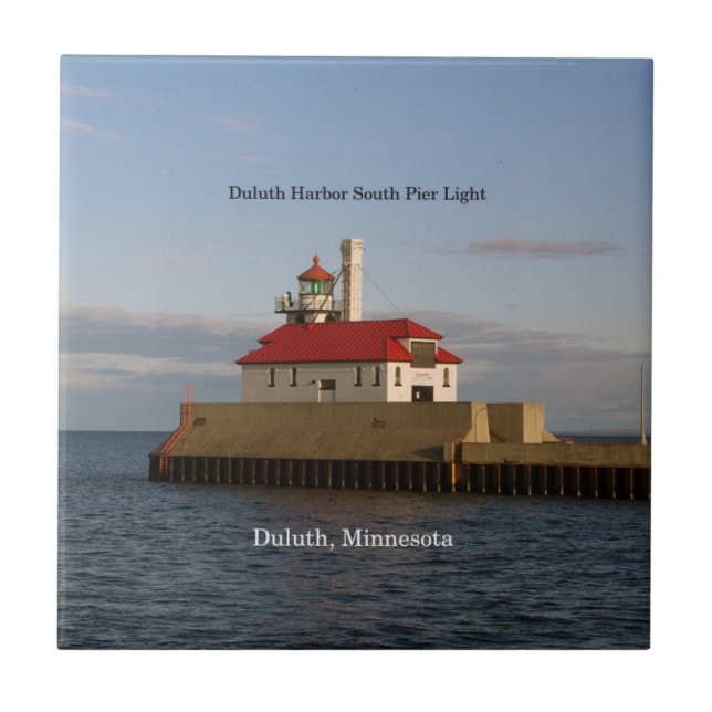 Azulejo Duluth Harbour South Pier Light tile (Frente)