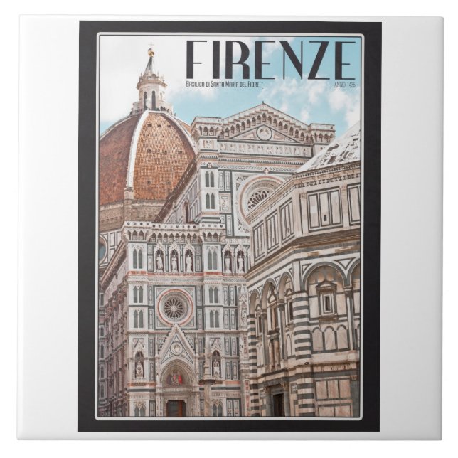 Azulejo Duomo de Firenze (Frente)