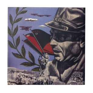 Azulejo Durruti poster original de la guerra civil español