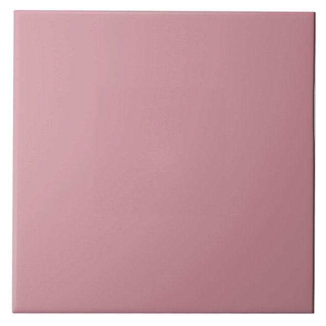 Azulejo Dusky Muted Berry Ceramic Tile. (Frente)