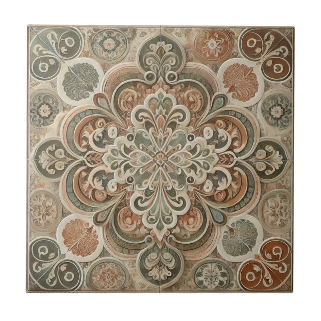 Azulejo Earthen Bohemian Maximalist (Frente)