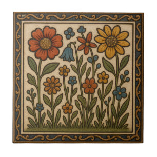 Azulejo Earthy Garden