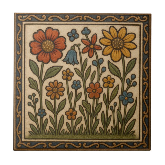 Azulejo Earthy Garden (Frente)