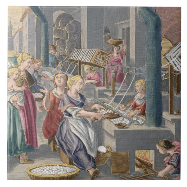 Azulejo Ebullición de los capullos para destruir el (Frente)