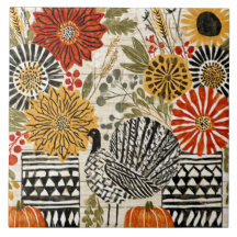 Ecléctico Boho Dalia Otoño Pavo