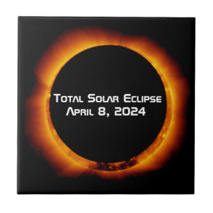 Azulejo Eclipse solar total 2024