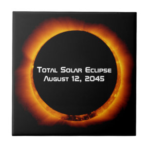 Azulejo Eclipse solar total de 2045
