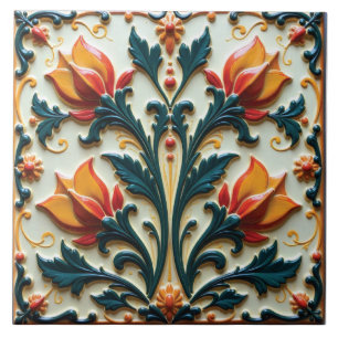 Azulejo Ecos de primavera, limitados con luz