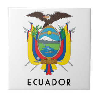 Azulejo Ecuador - símbolo/escudo de