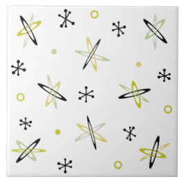 Azulejo Edad del espacio de la era atómica