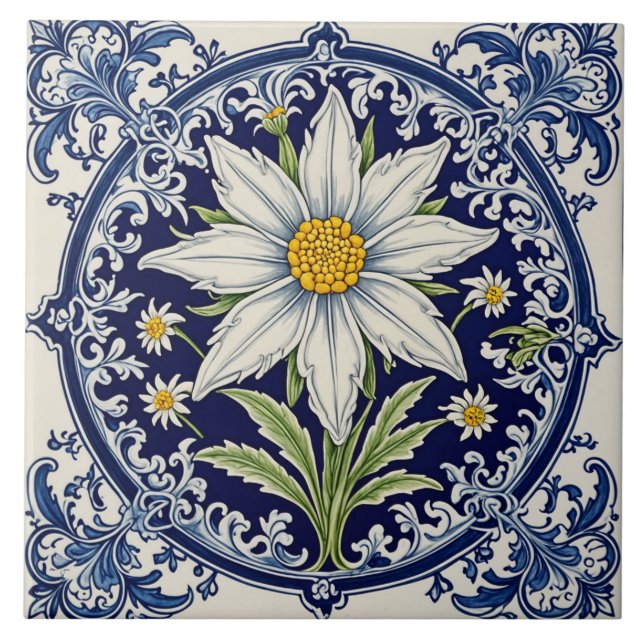 Azulejo Edelweiss 4 (Frente)