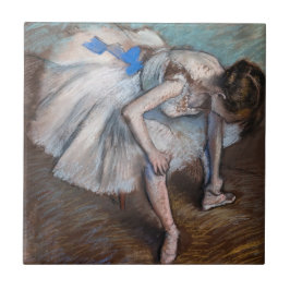Azulejo Edgar Degas - Bailarina sentada