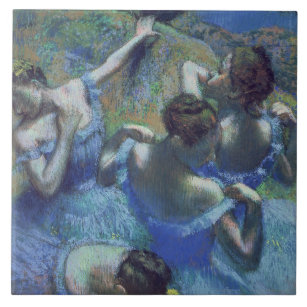 Azulejo Edgar Degas  Bailarines azules, c.1899