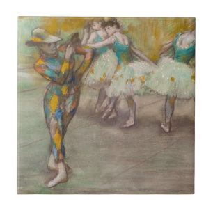 Azulejo Edgar Degas - Danza Harlequin