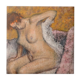 Azulejo Edgar Degas - Después del baño