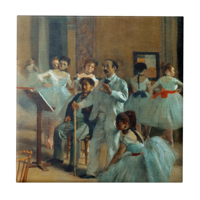 Azulejo Edgar Degas El Salón de Baile en la Ópera (Frente)