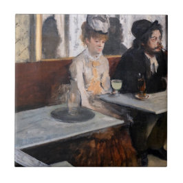 Azulejo Edgar Degas - En un café / The Absinthe