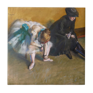 Azulejo Edgar Degas - Esperando
