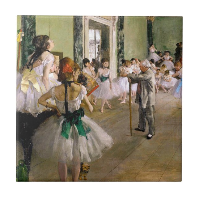 Azulejo Edgar Degas La Clase De Baile (Frente)