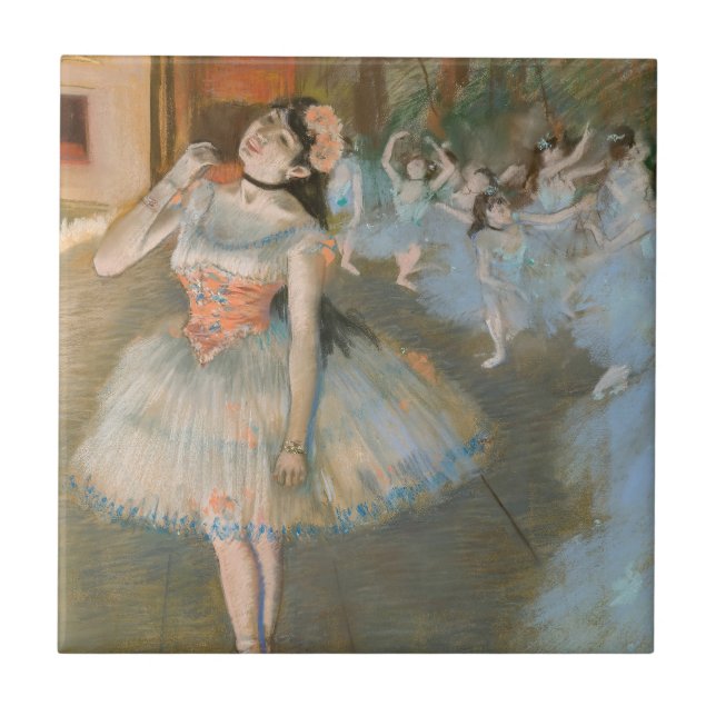 Azulejo Edgar Degas - La estrella (Frente)