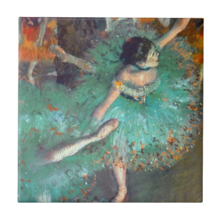 Azulejo Edgar Degas - Las bailarinas verdes - Danza de bal
