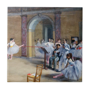 Azulejo Edgar Degas - Salón de baile, Ópera rue Le Peletie