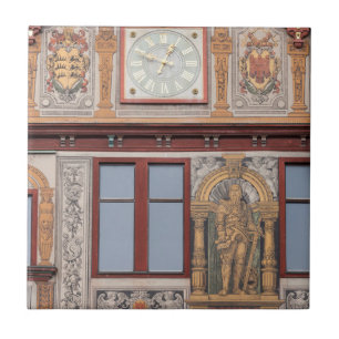 Azulejo Edificio del casco antiguo Frescos