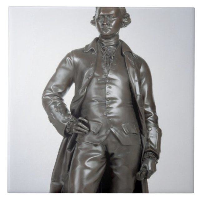 Azulejo Edmund Burke (1729-97) 1865 (bronce) (Frente)