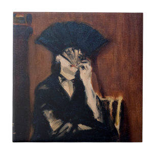 Azulejo Edouard Manet - Berthe Morisot con un ventilador