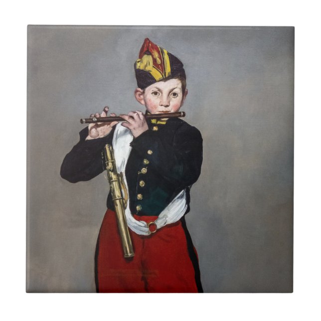 Azulejo Edouard Manet - El Gaitero / Joven Flautista (Frente)