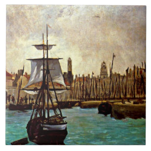 Azulejo Edouard Manet - El Puerto de Burdeos