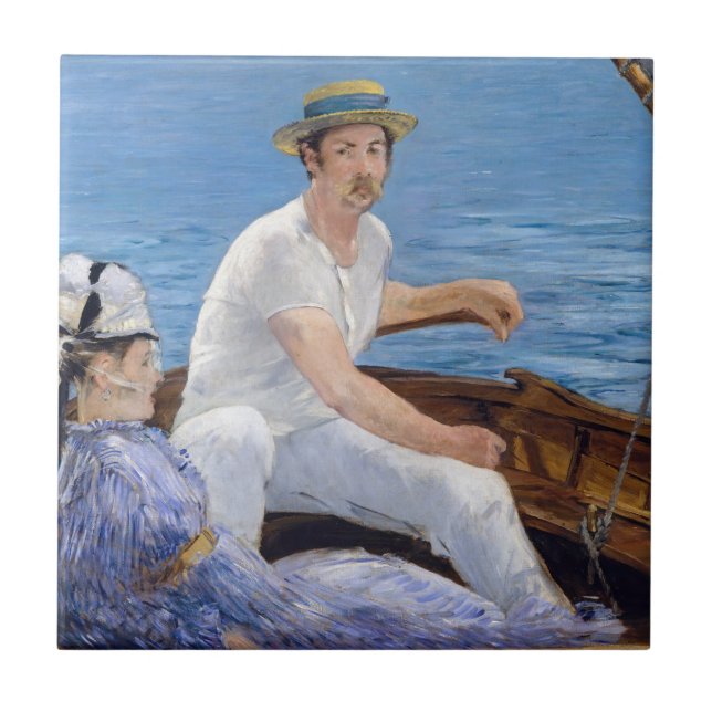 Azulejo Edouard Manet - Embarcación (Frente)