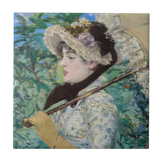 Azulejo Edouard Manet - Jeanne / Spring (Frente)